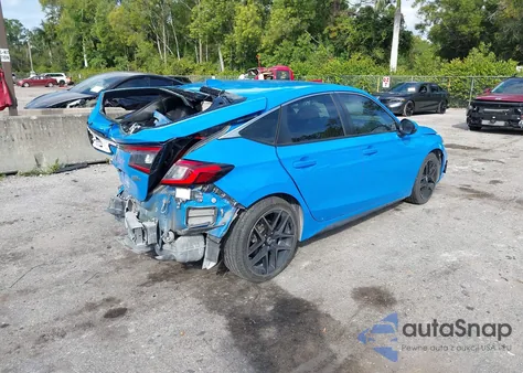 2022 Honda Civic Sport Touring z USA, uszkodzony, nr VIN 19XFL1H80NE023200